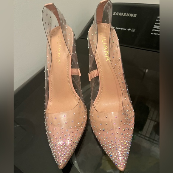 Iridescent clear heel - Picture 1 of 2